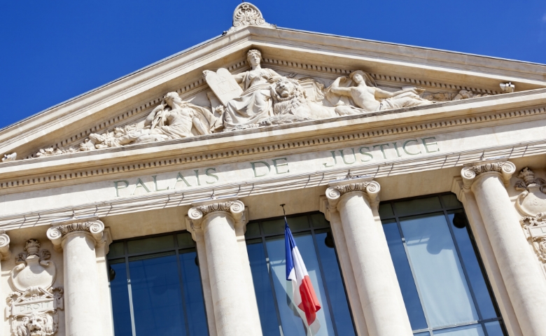 Image d'un palais de justice français